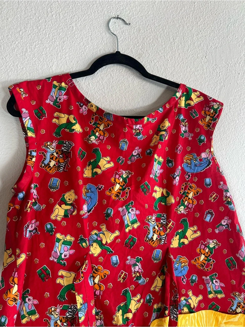 Handmade Winnie the Pooh Christmas Apron